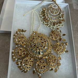 Maria B Bridal Jhoomer & Tikka Set - Artificial Jewelry
